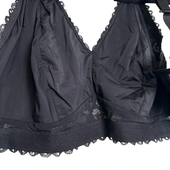 Parfait Women’s Wire-Free 40G Black Lace Bralette - Picture 10 of 10